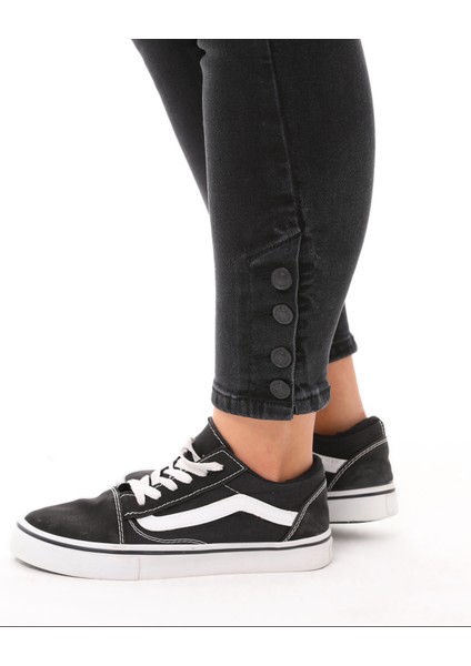 Elcidodenim Elcido Paça Düğme Detay Skinny Big Size Jeans -00153 indirimleri