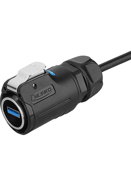 LP24-USB3-MP-MP-0D5M-001 Su Geçirmez Data Konnektörü - Erkek