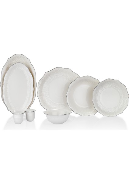Mia Yemek Takımı 56 Parça Platin