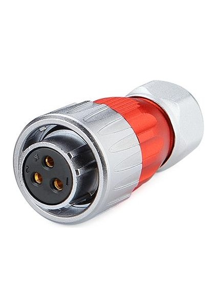 DH-20-J03PE-03-001 3-Pin Su Geçirmez Konnektör - Dişi
