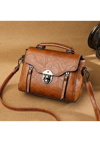 Retro Taşınabilir Omuzdan Askili Çanta Küçük Çok Yönlü Moda Küçük Kare Çanta (Yurt Dışından) fiyatları