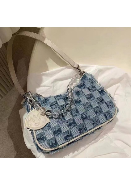 Formula Koltuk Altı Çantası Dama Tahtası Omuz Çantası (Yurt Dışından)