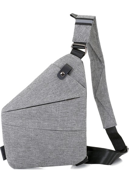 Erkek Messenger Çanta Trendy Gömme Oxford Kumaş Göğüs Çantası (Yurt Dışından)