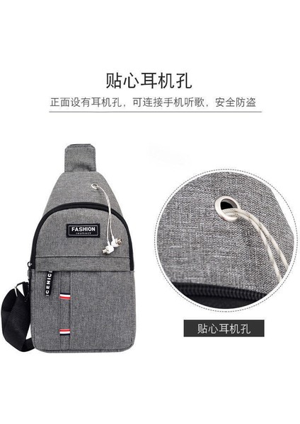 Moda Küçük Sırt Çantası Spor Trendi Düz Renk Tek Omuz Messenger Çanta (Yurt Dışından)