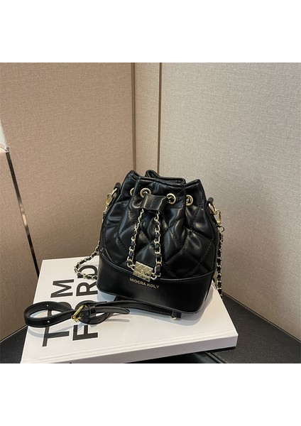 Eşkenar Dörtgen Zincir Moda Üst Düzey Omuz Askılı Çanta (Yurt Dışından)