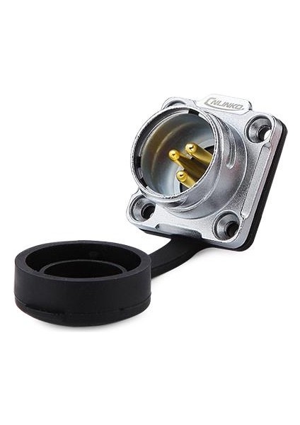 DH-20-C03SX-03-401 3-Pin Su Geçirmez Konnektör - Erkek