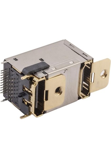 2 Port Dişi HDMI Konnektör Pcb Tipi