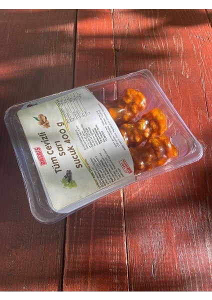 Tüm Cevizli Sarı Sucuk 400 G