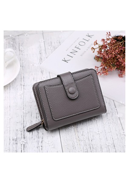 Bifold Kısa Çok Fonksiyonlu Toka Cüzdan Cüzdan (Yurt Dışından)