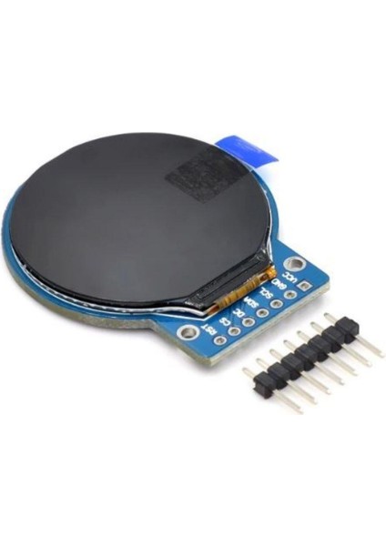 GC9A01 1.28'' 240X240 OLED Grafik LCD Ekran - Yuvarlak Pcb