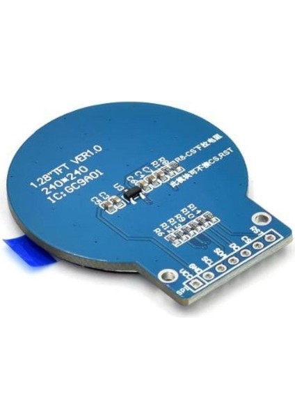 GC9A01 1.28'' 240X240 OLED Grafik LCD Ekran - Yuvarlak Pcb
