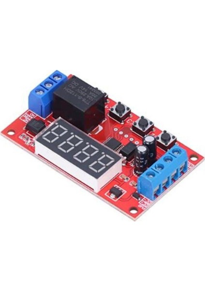 12V Zaman Ayarlı Röle Modülü 32 Modlu