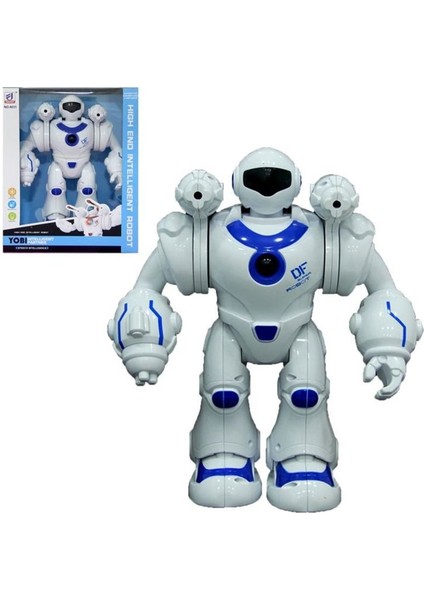 Sesli ve Işıklı Savaş Robotu Mavi