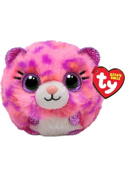 Teeny Puffies Pembe Leopar 10 cm