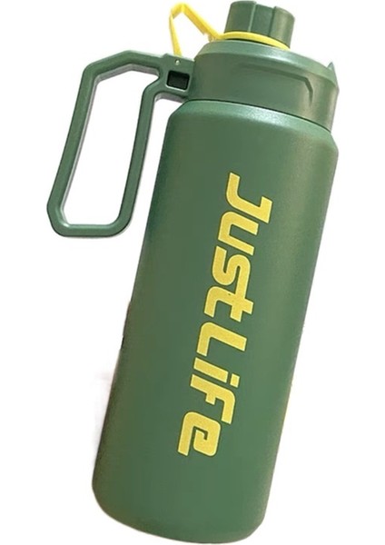 Fitness ve Spor Için Erkek Taşınabilir Büyük Kapasiteli Termos Bardak (Yurt Dışından)