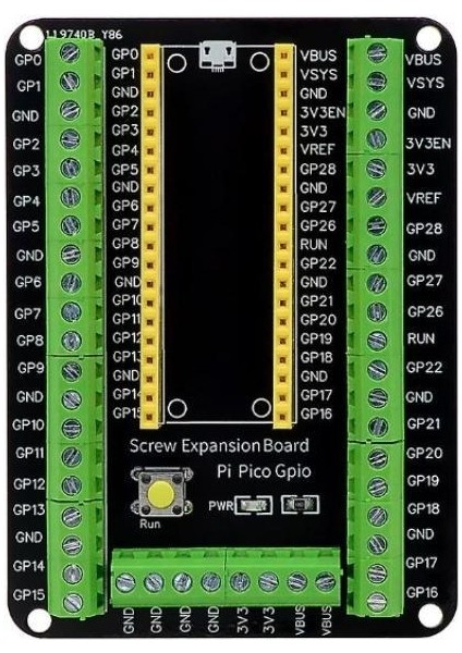 Raspberry Pi Pico Klemens Shield / Screw Expansion