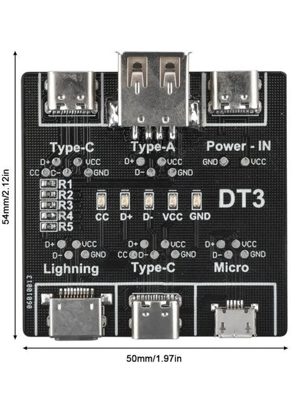 Dt3 Kablo Test Cihazı Typec / Micro / USB / Lightning fiyatları