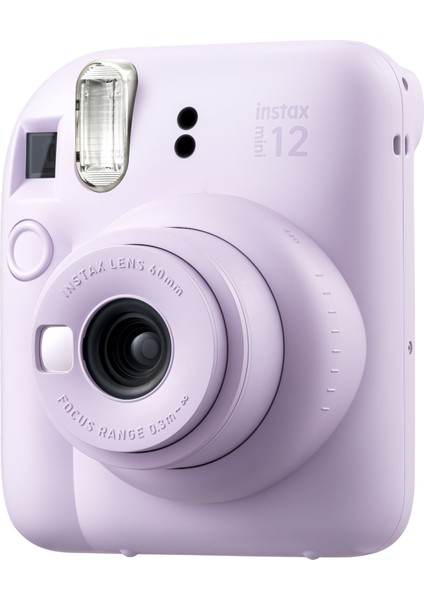 Instax Mini 12 Lila Fotoğraf Makinesi-10'lu Film ve Laporta Albüm SETI-FOTSI199-S3-10-LA