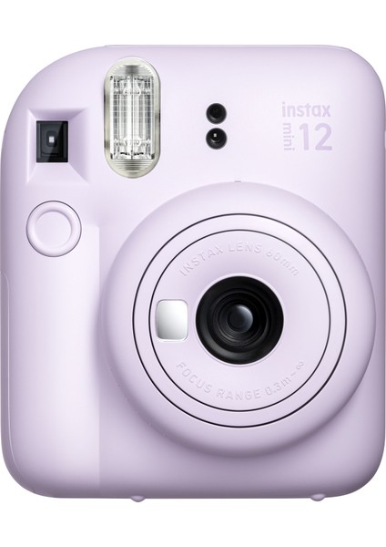 Instax Mini 12 Lila Fotoğraf Makinesi-10'lu Film ve Laporta Albüm SETI-FOTSI199-S3-10-LA