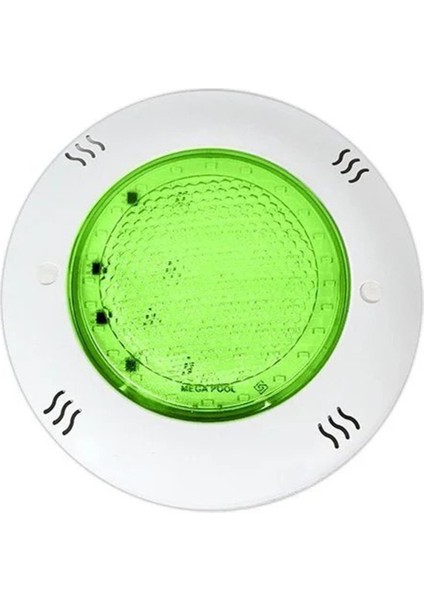 Sıva Üstü Slim Flat Havuz Lambası (Yeşil) 26CM Çap 33MM Yükseklik 30W/12V