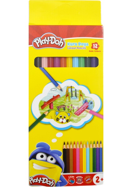 12 Renk Kuru Boya 12 Renk Pastel Boya 12 Renk Keçeli Kalem Set