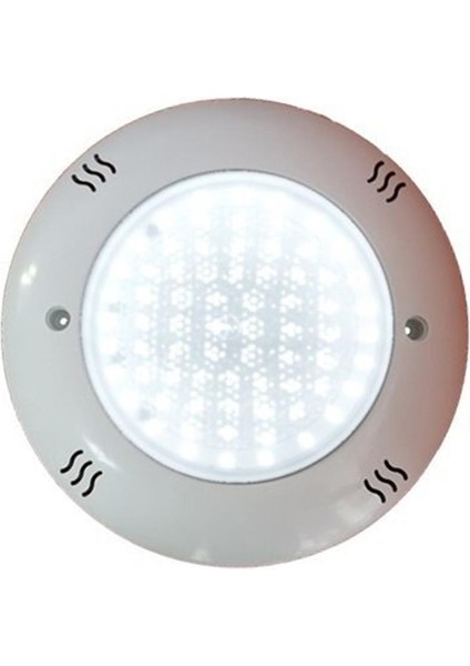 Sıva Üstü Slim Flat Havuz Lambası (Beyaz) 26CM Çap 33MM Yükseklik 30W/12V