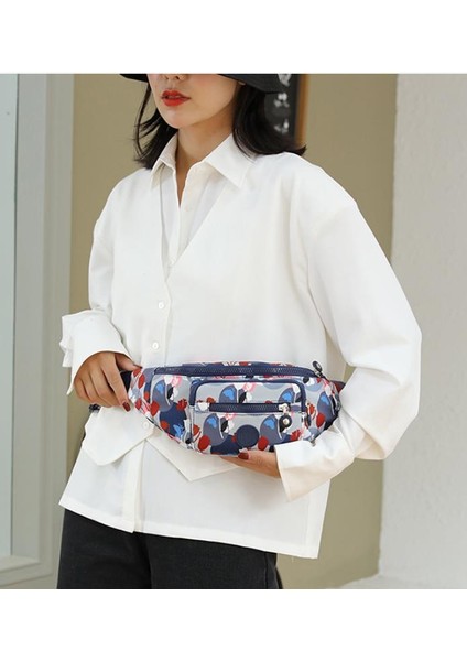 Renkli Bel Çantası Büyük Kapasiteli Çok Katmanlı (Yurt Dışından) fırsatları