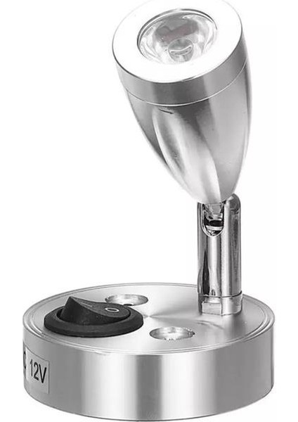 Karavan & Tekne Döner Tip LED Okuma Lambası 12V