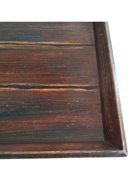 Ahşap Eskitme Dekoratif Kahve, Çay, Söz, Nişan, Sunum , Servis Tepsisi