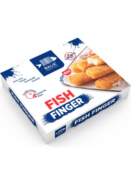 Dondurulmuş Fish Finger 250G