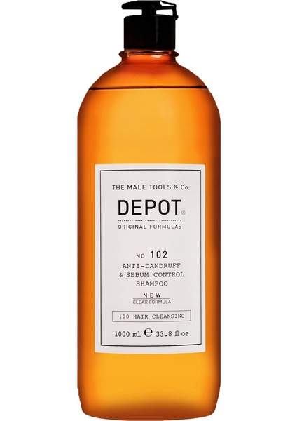 No. 102 Anti Dandruff & Sebum Control Kepek Karşıtı Şampuan 1000 ml