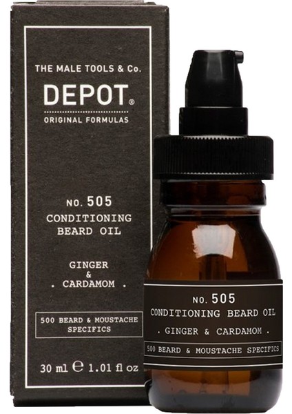 No. 505 Conditioning Beard Oil Ginger & Cardamom Sakal Bakım Yağ 30 ml