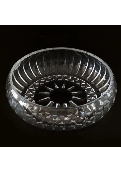 Sarp Home Alegre Glass Linea Çanak Sunum Kasesi 24 x 6,5 cm