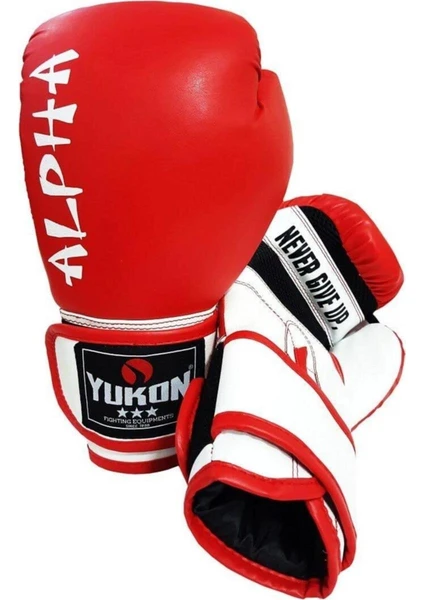 Alpha Kick Boks Eldiveni Kırmızı