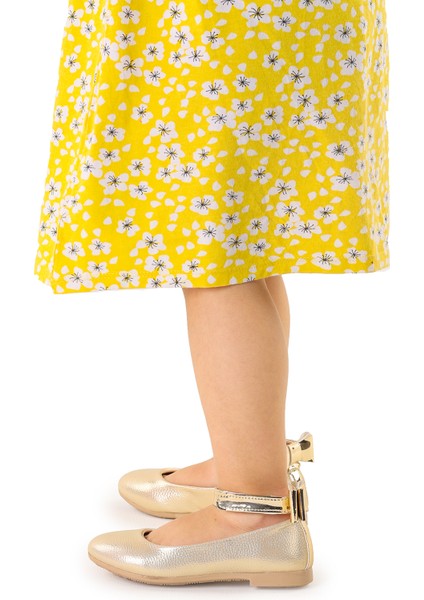 Cırtlı Kız Çocuk Fiyonklu Babet Ayakkabı Ege 205 Vakko Bilekten Bağlamalı fırsatları