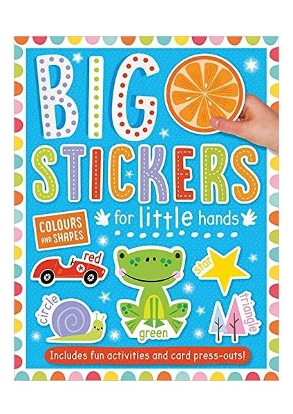 Mbı - Big Stickers For Little Hands Colours And Shapes - Amy Boxshall