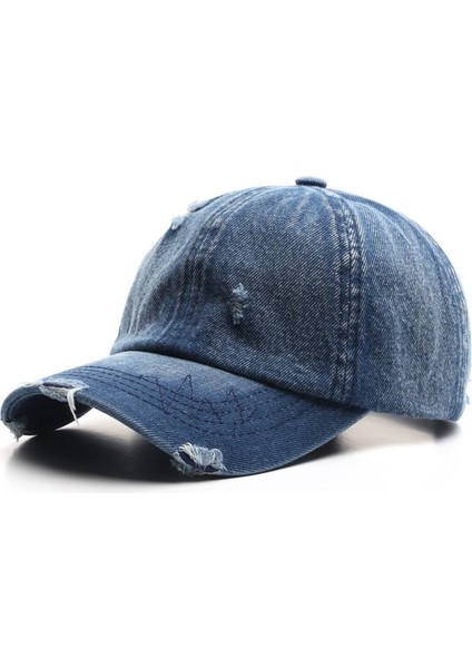 Moda Retro Denim Kap Güneş Şapkası (Yurt Dışından)
