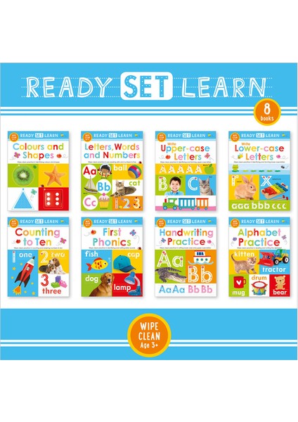 Mbı - Ready Set Learn Wipe-Clean Workbooks 8-Set - Lucy Waterhouse