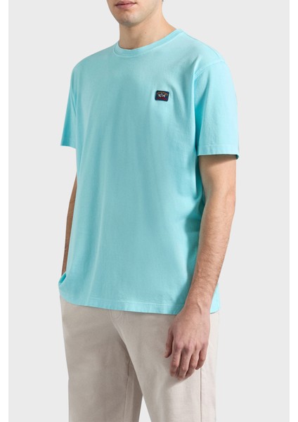 Bisiklet Yaka Pamuk Regular Fit T Shirt Erkek 23411052 291