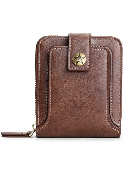 Erkek Kısa Moda Vintage Çok Işlevli Cüzdan (Yurt Dışından) fiyatları