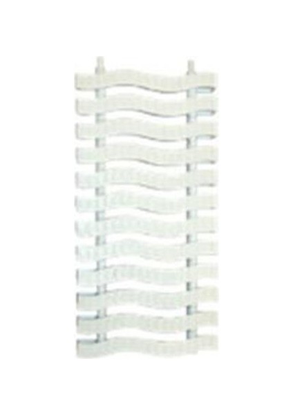 Atlaspool 25,5 cm Çift Geçme P.p. Dalgalı Savak Izgarası 1 Metre