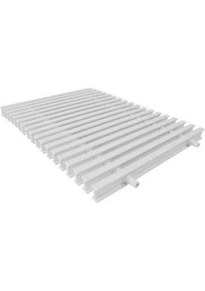20 cm P.p. Çift Geçme Savak Izgarası (10 mm Aralıklı) I Model 1 Metre