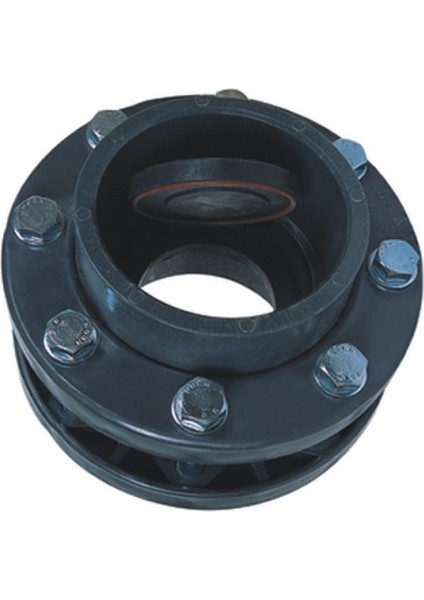 Pvc Çalpara Çekvalf Kole Flanşları ve Civatalı Komple 200MM