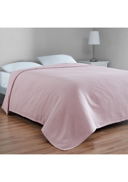 Serenity Pike Serisi - Çift Kişilik 200 x 230 Reno Desenli Pembe