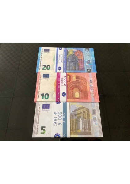 Aykar Hediyelik Yeni 300 Adet Euro 5-10 ve 20 Euro Geçersiz Para Eğlence Parası