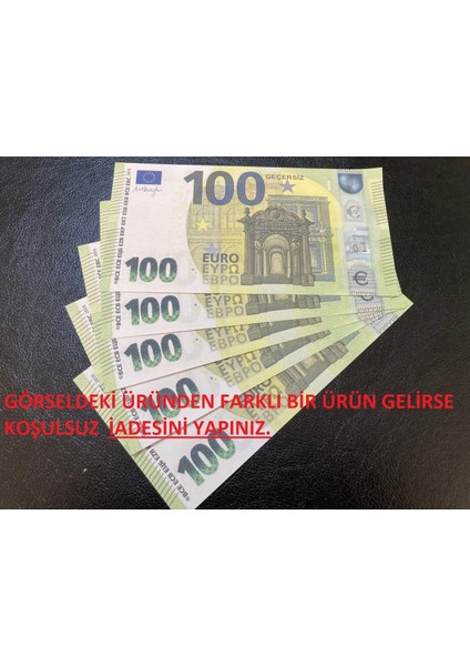 Geçersiz 100 Adet 100 Euro