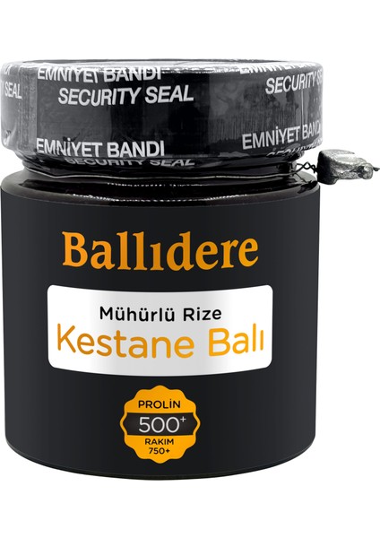 Mühürlü Rize Kestane Balı 300 gr