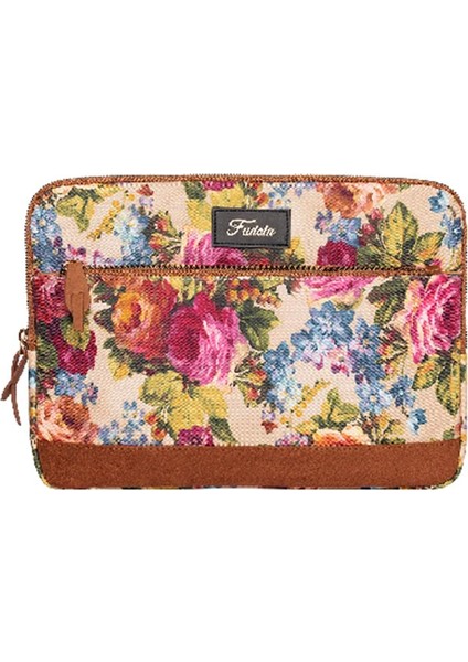 13-14 Inch Flowers Macbook- Laptop Çantası