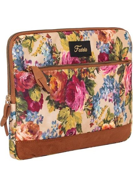 13-14 Inch Flowers Macbook- Laptop Çantası