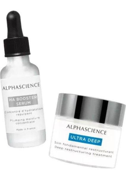 Ha Booster Serum 30 ml  +  Alphascience Ultra Deep 50 ml 
Aydınlatıcı ve Toparlayıcı Muhteşem İkili